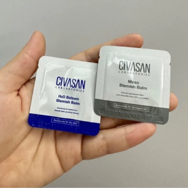 Kem nâng tone Civasan Blemish Balm Meso H2O 1ml Tone Up & Kem phục hồi Mess Cream 45.000đ