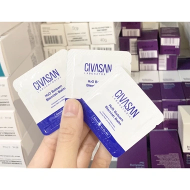 Kem nâng tone Civasan Blemish Balm Meso H2O 1ml Tone Up & Kem phục hồi Mess Cream 45.000đ