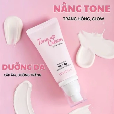 Kem Nâng Tone WHISIS Tone Up Cream SPF50+ PA++++ 50ml Hàn Quốc - Che khuyết điểm, 325k 2