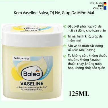 Kem nẻ Balea Vaseline chính hãng HÀNG ĐỨC 125ml - Dưỡng da, chống khô nứt, 99.000đ 3