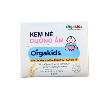 Kem nẻ Orgakids 30g - Dưỡng ẩm, làm mềm da bé, giảm khô nẻ, chỉ 60.000 VND