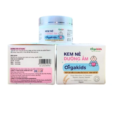 Kem nẻ Orgakids 30g - Dưỡng ẩm, làm mềm da bé, giảm khô nẻ, chỉ 60.000 VND