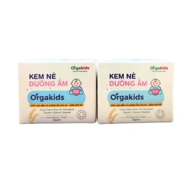 Kem nẻ Orgakids 30g - Dưỡng ẩm, làm mềm da bé, giảm khô nẻ, chỉ 60.000 VND