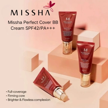Kem Nền BB Missha M Perfect Cover SPF42 PA+++ 50ml Che phủ mịn, dưỡng ẩm, chống nắng, chỉ 215k