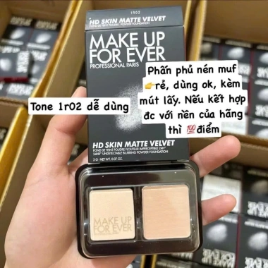 Kem Nền Dạng Nén Makeup Forever Matte Velvet Kiềm Dầu 1R02 Mini 2g Fullbox - Giá chỉ 144.000₫ Kem Nền Dạng Nén Makeup Forever Matte Velvet Kiềm Dầu 1R02 Mini 2g Fullbox - Giá chỉ 144.000₫