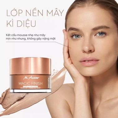Kem nền mousse MAGIC FINISH Asam 30ml – Da mây mịn, che phủ tự nhiên, 725.000 VND