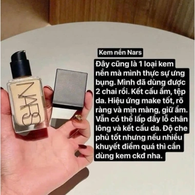 Kem nền NARS Soft Matte & Light Reflecting - Che phủ tự nhiên, da mịn, chỉ 325.000₫