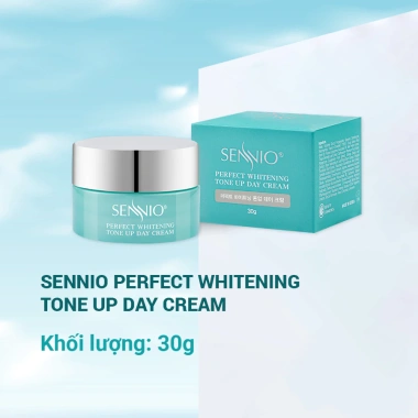 Kem Ngày Tái Sinh Sennio Perfect Whitening 30g – Da căng bóng, phục hồi, ưu đãi giảm giá