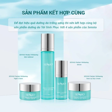Kem Ngày Tái Sinh Sennio Perfect Whitening 30g – Da căng bóng, phục hồi, ưu đãi giảm giá 6 Kem Ngày Tái Sinh Sennio Perfect Whitening 30g – Da căng bóng, phục hồi, ưu đãi giảm giá 6
