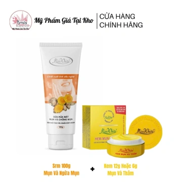 Kem nghệ Miss White 12g - Giảm thâm mụn, thu nhỏ lỗ chân lông, giá chỉ 58.000đ (giá gốc 73.080đ)
