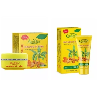 Kem nghệ Miss White 12g - Giảm thâm mụn, thu nhỏ lỗ chân lông, giá chỉ 58.000đ (giá gốc 73.080đ) 3 Kem nghệ Miss White 12g - Giảm thâm mụn, thu nhỏ lỗ chân lông, giá chỉ 58.000đ (giá gốc 73.080đ) 3