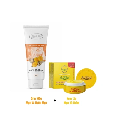 Kem nghệ Miss White 12g - Giảm thâm mụn, thu nhỏ lỗ chân lông, giá chỉ 58.000đ (giá gốc 73.080đ)