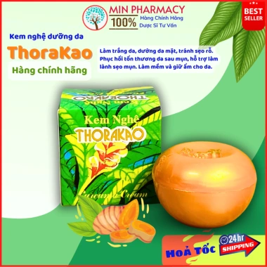Kem Nghệ THORAKAO Dưỡng Da Mụn Ngăn Ngừa và Giảm Vết Thâm 7g - Giá 50.500đ - Minpharmacy