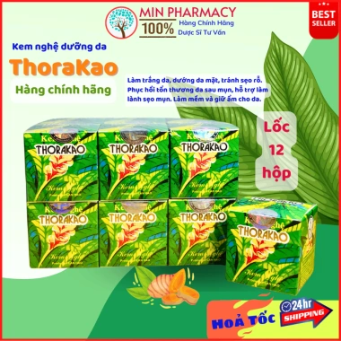 Kem Nghệ THORAKAO Dưỡng Da Mụn Ngăn Ngừa và Giảm Vết Thâm 7g - Giá 50.500đ - Minpharmacy 7 Kem Nghệ THORAKAO Dưỡng Da Mụn Ngăn Ngừa và Giảm Vết Thâm 7g - Giá 50.500đ - Minpharmacy 7