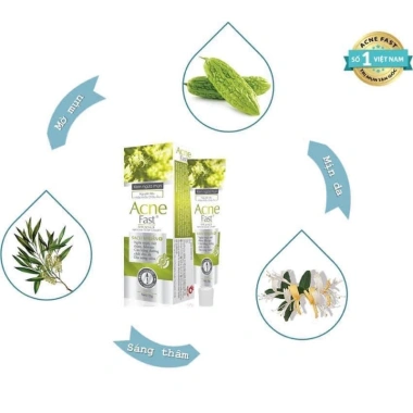 Kem Ngừa Mụn Acne Fast - Giảm Mụn Nhanh, Da Sạch Sáng, Giá Ưu Đãi 84.280 VND 3 Kem Ngừa Mụn Acne Fast - Giảm Mụn Nhanh, Da Sạch Sáng, Giá Ưu Đãi 84.280 VND 3