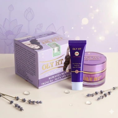 Kem ngừa mụn OLY HT dưỡng trắng da, ngừa vết thâm - chính hãng Long Phụng Khang, giảm giá 65k 2