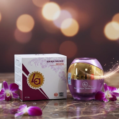 Kem ngừa mụn trắng da thảo dược Deluxe LA 20g - Giá 119k, giảm sâu, dưỡng da