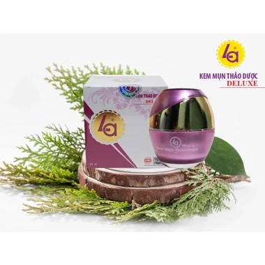 Kem ngừa mụn trắng da thảo dược Deluxe LA 20g - Giá 119k, giảm sâu, dưỡng da 5 Kem ngừa mụn trắng da thảo dược Deluxe LA 20g - Giá 119k, giảm sâu, dưỡng da 5