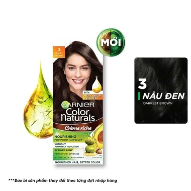 Kem Nhuộm Tóc Garnier Color Naturals – Giá 79.000đ, màu bền, không amoni, dưỡng tóc 11