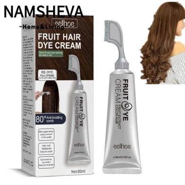 Kem nhuộm tóc NAMSHEVA đa năng lược kèm, hiệu ứng đen lâu trôi, giá ưu đãi 86.020 VND