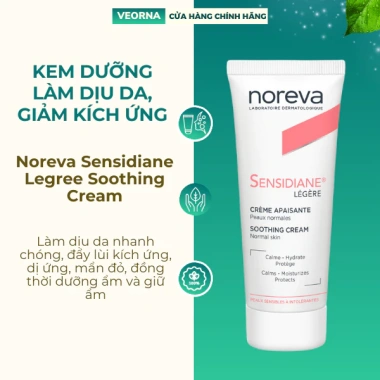Kem Noreva Sensidiane Legere Cream - Làm Dịu Da, Giảm Kích Ứng, 448.200đ