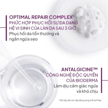 Kem phục hồi Bioderma Cicabio Crème+ 40ml: Dưỡng da tổn thương, ngăn ngừa sẹo, giảm giá 359k