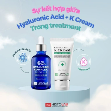 Kem phục hồi dưỡng ẩm K HISTOLAB Red Out Histo K Cream 50ml: Giảm mụn, làm sáng da, giá ưu đãi 703.560 VND