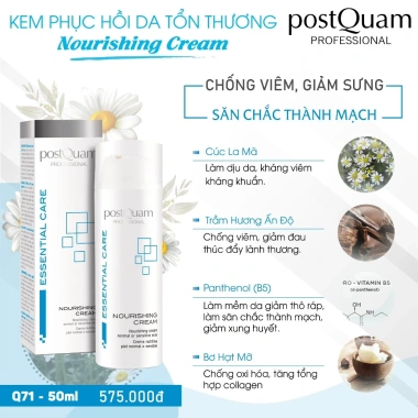 Kem phục hồi PostQuam 50ml cho da yếu, nhạy cảm, tổn thương - Giá 580.320₫ 2