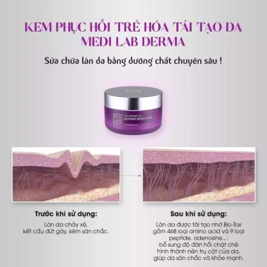 Kem Phục Hồi Trẻ Hóa Tái Tạo Da Medi Lab Derma Giảm Nếp Nhăn Dưỡng ẩm Sâu Giá Ưu Đãi 999k 3 Kem Phục Hồi Trẻ Hóa Tái Tạo Da Medi Lab Derma Giảm Nếp Nhăn Dưỡng ẩm Sâu Giá Ưu Đãi 999k 3