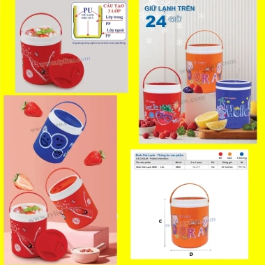 Kèm Quà Bình Giữ Nhiệt Trái Bánh Bầu Sò 880 Nhựa PP Không Đọng Sương 36.200₫ 4 Kèm Quà Bình Giữ Nhiệt Trái Bánh Bầu Sò 880 Nhựa PP Không Đọng Sương 36.200₫ 4