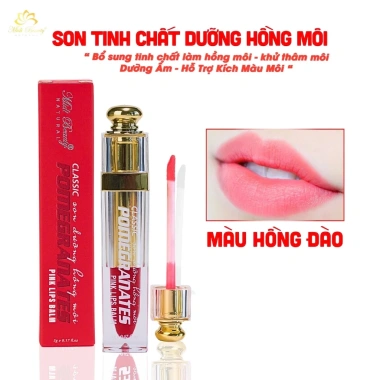 Kèm Quà Tinh Chất Hồng Môi Midi Beauty 5G Màu Hồng Đào - Kích môi phun lên màu chuẩn, dưỡng ẩm, chỉ 90.000₫ 2