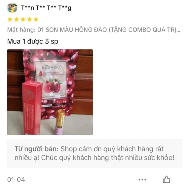 Kèm Quà Tinh Chất Hồng Môi Midi Beauty 5G Màu Hồng Đào - Kích môi phun lên màu chuẩn, dưỡng ẩm, chỉ 90.000₫ 9