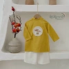 Kèm Quần Áo Dài Tết Bé Trai Bé Gái - Vải Mềm Mịn, Thêu Xinh, Quần Lụa Giá 167.5k 9