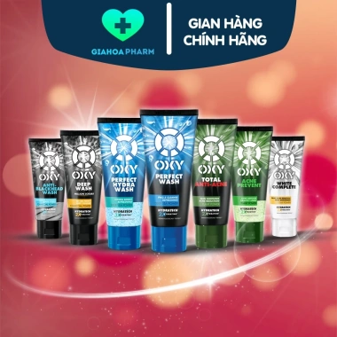 Kem rửa mặt nam giới Oxy - Sạch mụn, kiềm dầu, kiểm soát nhờn, sáng da, mát lạnh, giá 108.000₫
