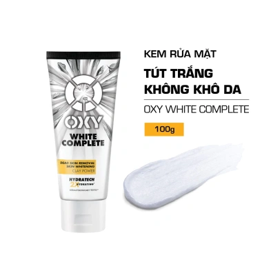 Kem rửa mặt nam giới Oxy - Sạch mụn, kiềm dầu, kiểm soát nhờn, sáng da, mát lạnh, giá 108.000₫