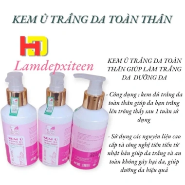 Kem Sắc Hương ủ trắng da body 150g dưỡng ẩm, làm sáng giảm thâm chỉ 55.000 VND