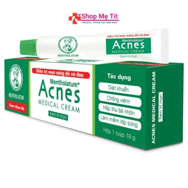Kem sạch mụn Acnes Medical Cream 18g - Giảm sưng đỏ, đau, giá chỉ 85.000₫