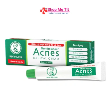 Kem sạch mụn Acnes Medical Cream 18g - Giảm sưng đỏ, đau, giá chỉ 85.000₫