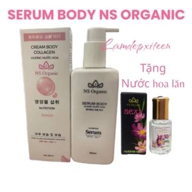 Kem Serum Dưỡng Trắng Da Toàn Thân NS Organic – Hương Nước Hoa, Giảm Giá 190.000₫