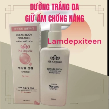 Kem Serum Dưỡng Trắng Da Toàn Thân NS Organic – Hương Nước Hoa, Giảm Giá 190.000₫ 2 Kem Serum Dưỡng Trắng Da Toàn Thân NS Organic – Hương Nước Hoa, Giảm Giá 190.000₫ 2