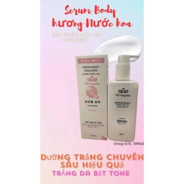 Kem Serum Dưỡng Trắng Da Toàn Thân NS Organic – Hương Nước Hoa, Giảm Giá 190.000₫ 3 Kem Serum Dưỡng Trắng Da Toàn Thân NS Organic – Hương Nước Hoa, Giảm Giá 190.000₫ 3