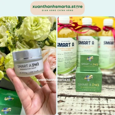 Kem Smart A Phủ - Dưỡng ẩm, dịu da, trị viêm da, hăm tã, chàm sữa, chỉ 254.000₫ 2