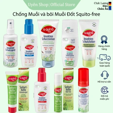 Kem Squito Ngừa Muỗi, Côn Trùng Đốt An Toàn Cho Trẻ Từ 6 Tháng - Giá 155.000 VND