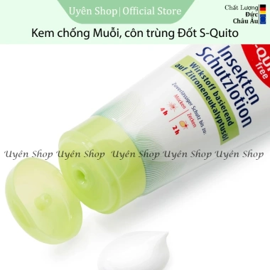 Kem Squito Ngừa Muỗi, Côn Trùng Đốt An Toàn Cho Trẻ Từ 6 Tháng - Giá 155.000 VND 8 Kem Squito Ngừa Muỗi, Côn Trùng Đốt An Toàn Cho Trẻ Từ 6 Tháng - Giá 155.000 VND 8
