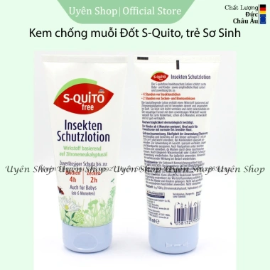 Kem Squito Ngừa Muỗi, Côn Trùng Đốt An Toàn Cho Trẻ Từ 6 Tháng - Giá 155.000 VND 9 Kem Squito Ngừa Muỗi, Côn Trùng Đốt An Toàn Cho Trẻ Từ 6 Tháng - Giá 155.000 VND 9