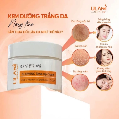 KEM TÁI SINH DƯỠNG TRẮNG ULANNI - Phục hồi, làm sáng da, giảm thâm, 768.000 VND