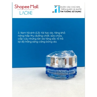 Kem tái sinh Laone 15g - Bộ Hồng Nhan mã L3, 882k, dưỡng da mịn, chống lão hóa 2