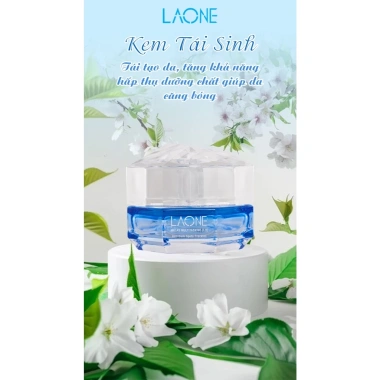 Kem tái sinh Laone 15g - Bộ Hồng Nhan mã L3, 882k, dưỡng da mịn, chống lão hóa 3