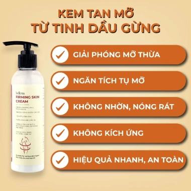 Kem tan mỡ Bellena TM 200ml - Giảm mỡ bụng, đùi, bắp tay, bụng dưới - Giá 235.000 VND