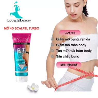 Kem tan mỡ Eveline Cosmetics 4D - Săn chắc da, giảm mỡ an toàn, chỉ 249.000₫ (giá gốc 311.250₫)